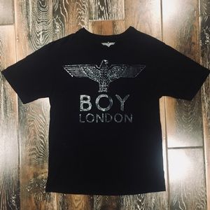 Boy London Black on Black Raised Graphic Tee